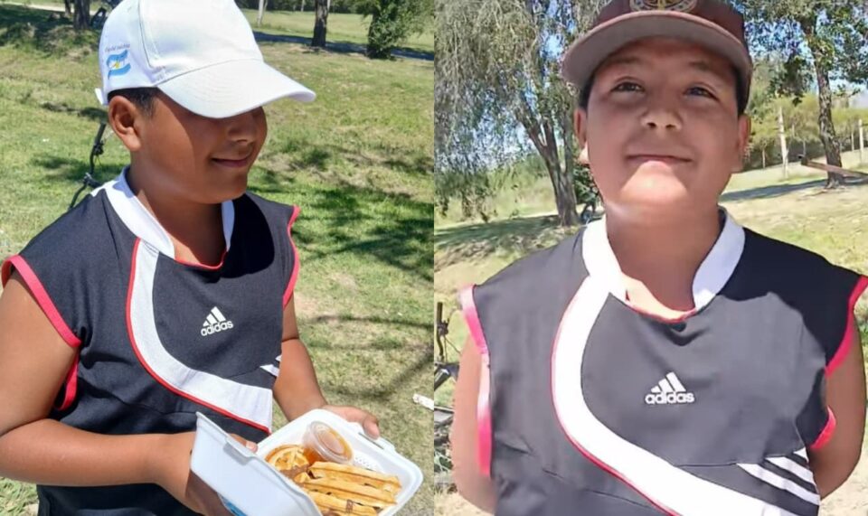 Tiene 13 años, estudia y vende pan casero para salir adelante