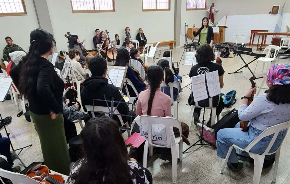 Las Orquestas Barriales comienzan a funcionar en Salesianos y buscan sumar más alumnos
