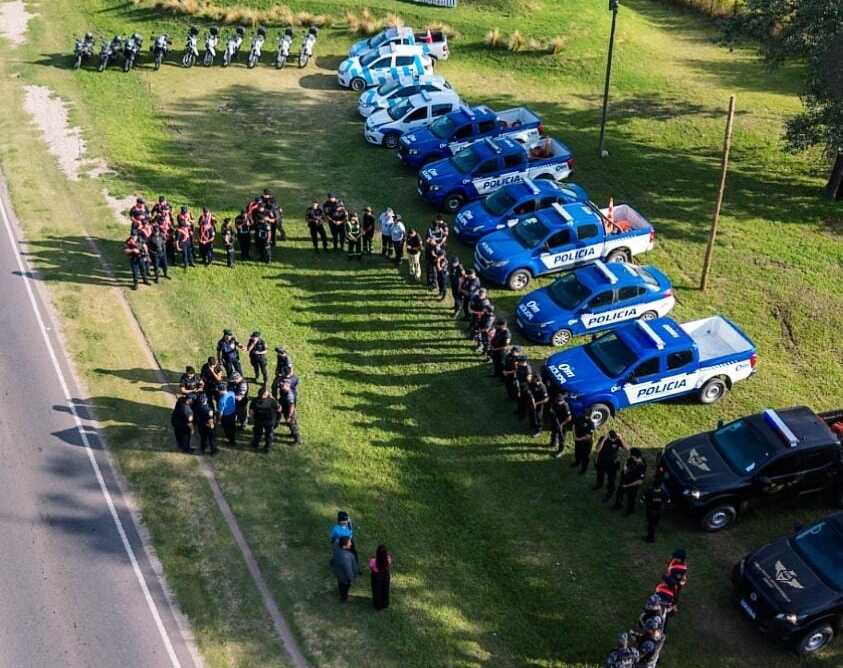 Anisacate: operativo interfuerzas dejó 60 motos secuestradas y droga incautada