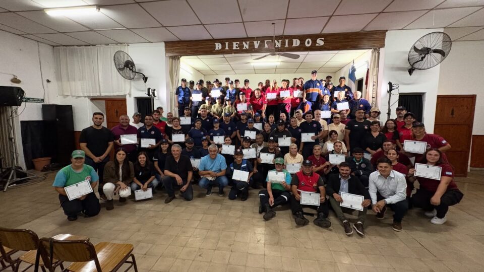Brigadistas del Corredor Santa María recibieron certificados de formación en Despeñaderos