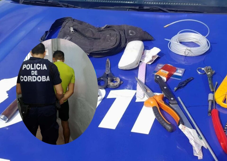 Quiso forzar una vivienda, lo descubrieron y cayó tras un operativo cerrojo