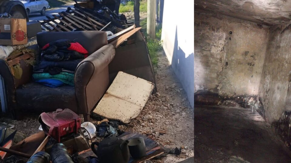 Se quedaron con lo puesto: iniciaron una colecta para ayudar a las víctimas de un incendio