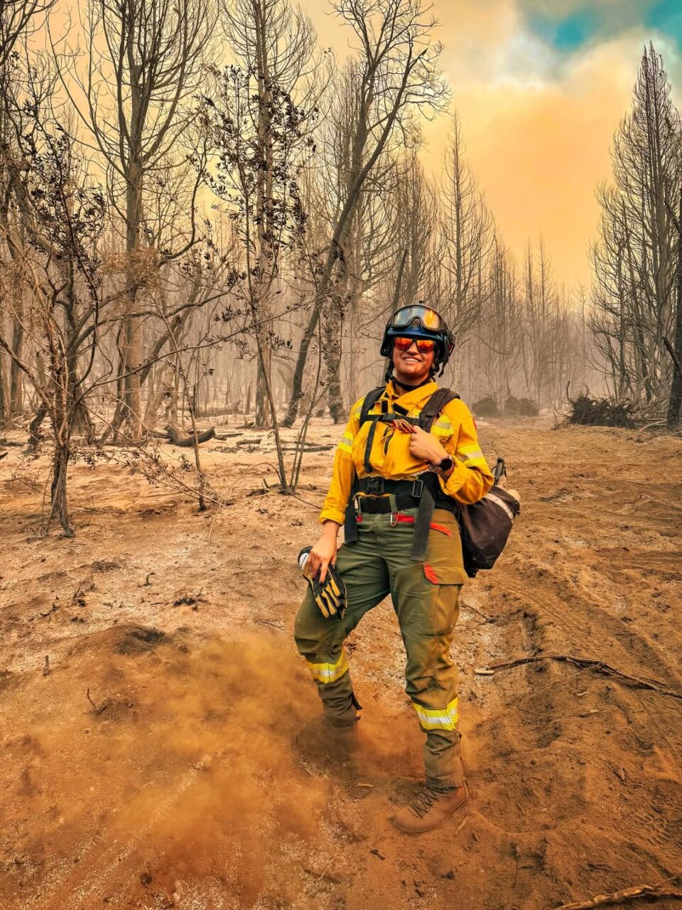 De Villas Ciudad de América a California: la historia de Tamara Toselli, la única argentina seleccionada para capacitarse en incendios forestales