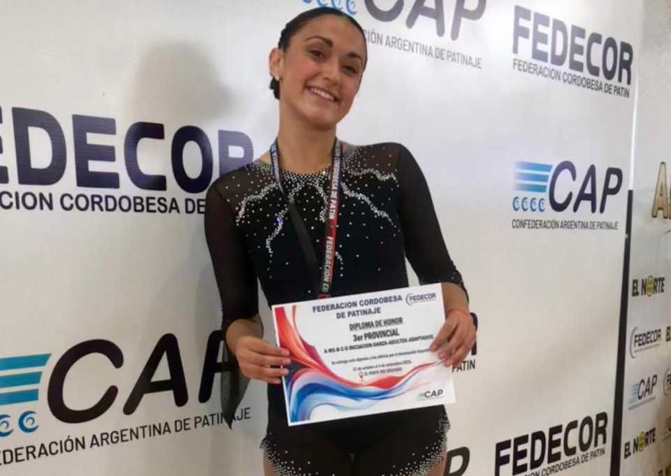 Una joven patinadora altagraciense apuesta todo por su sueño internacional