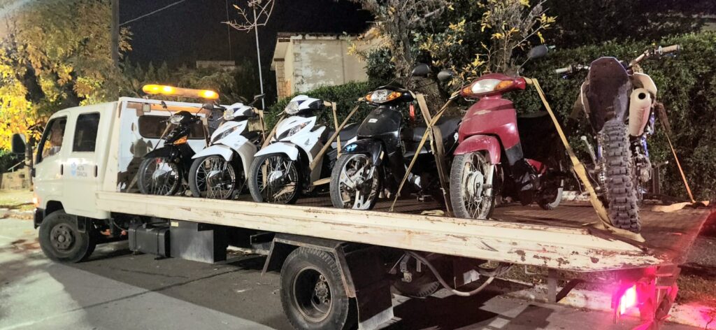 Un nuevo operativo de Tránsito terminó con el secuestro de 15 motos