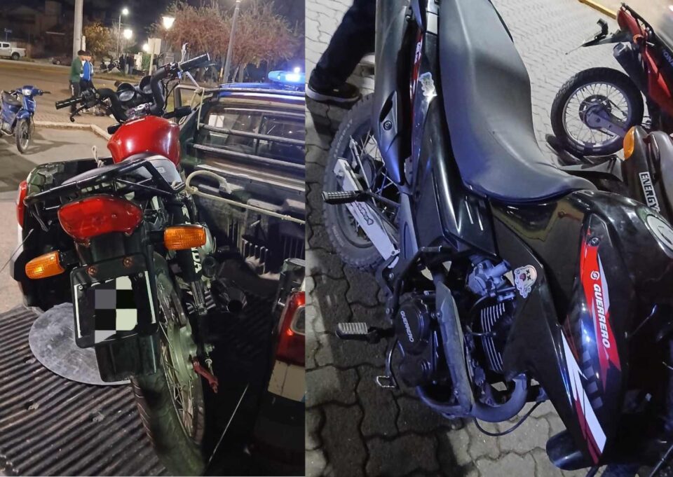 Controles del fin de semana: seis motos secuestradas en distintos puntos de la ciudad