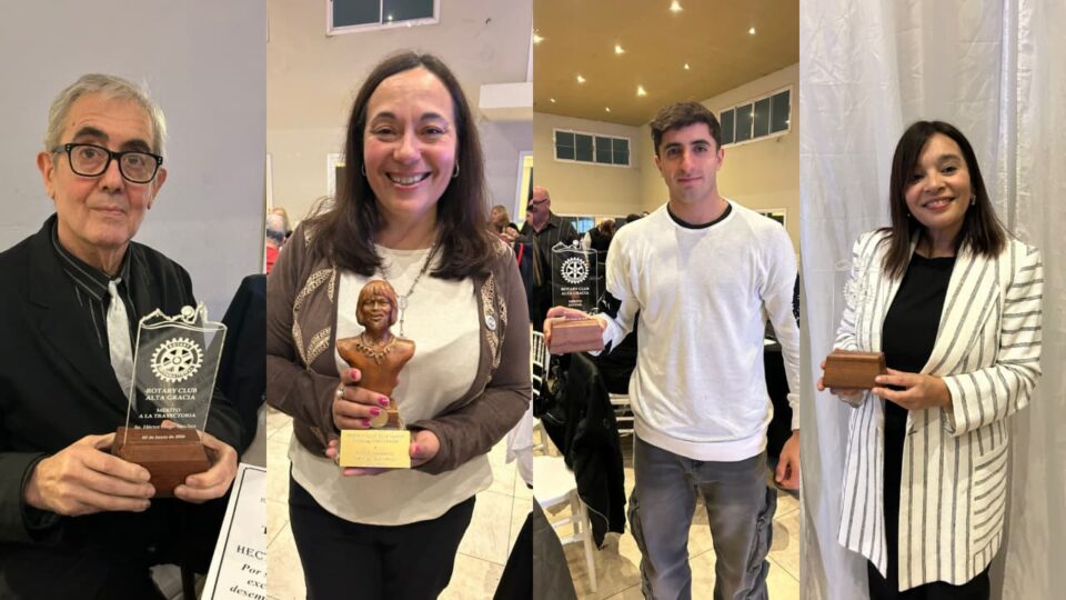 El Rotary Club Alta Gracia entregó los Premios Comechingón 2026