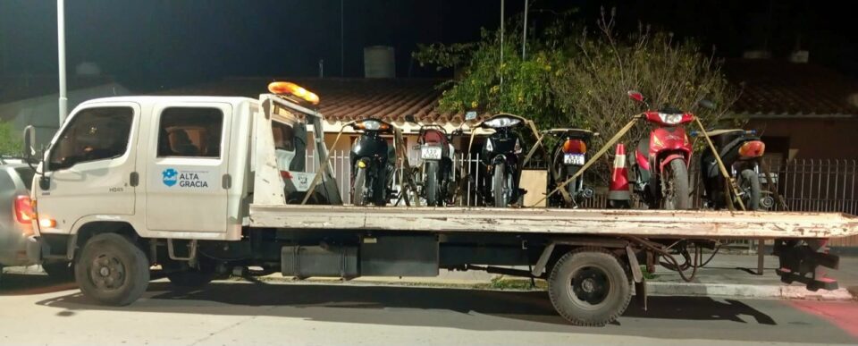 Secuestraron seis motocicletas en un nuevo operativo de tránsito