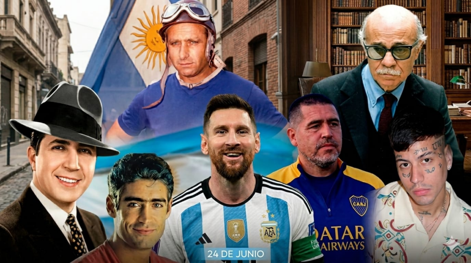 24 de Junio, el día más argentino: Gardel, Messi, Rodrigo y Fangio en una misma fecha