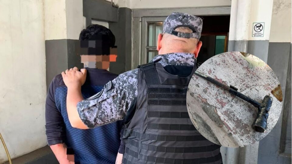 Brutal episodio familiar: terminó detenido tras agredir a su padre y a su hermano