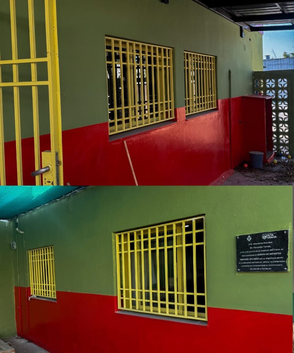 Escuelas más cuidadas: pintaron el José María Paz y el Manuel Solares