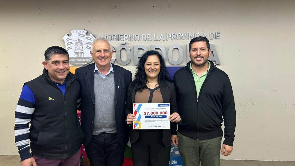 Inversión en futuro: el IPET 132 recibió $7 millones para mejorar su equipamiento