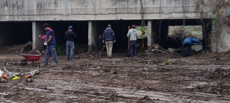 Alta Gracia refuerza la limpieza de canales y alerta por lluvias intensas