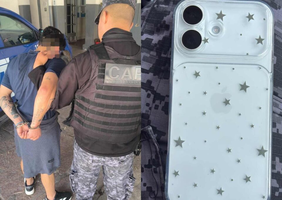 Robó un iPhone tras amenazar a una adolescente: intentó deshacerse del aparato pero terminó detenido