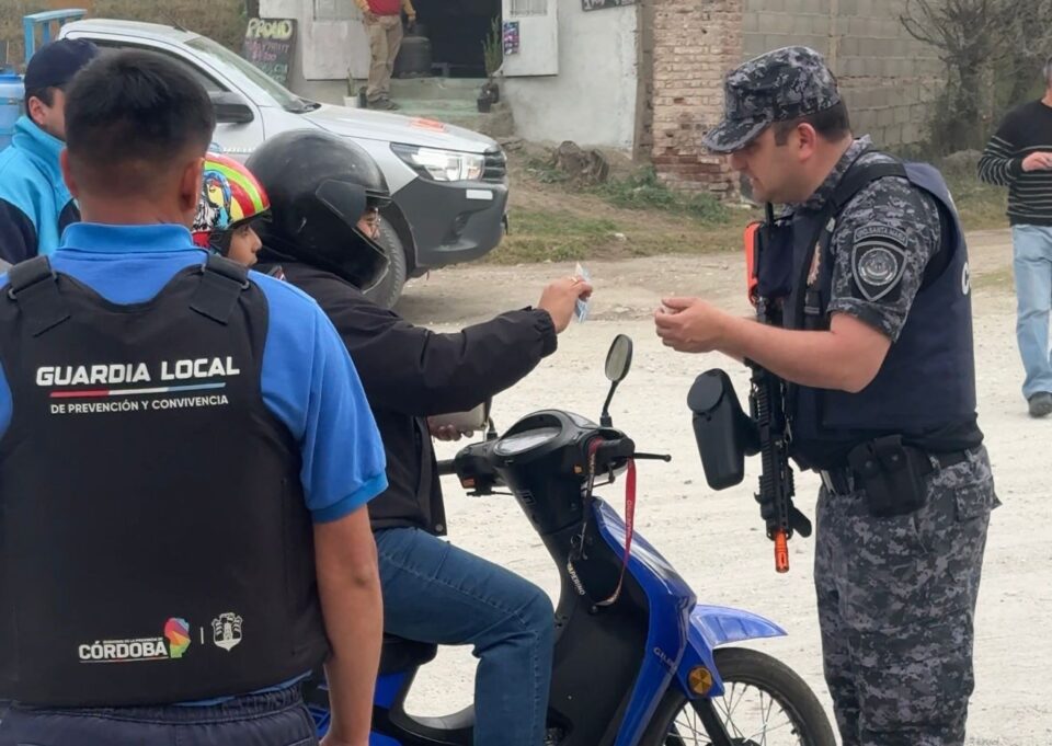 Controles en varios puntos de Alta Gracia terminaron con 16 motos secuestradas