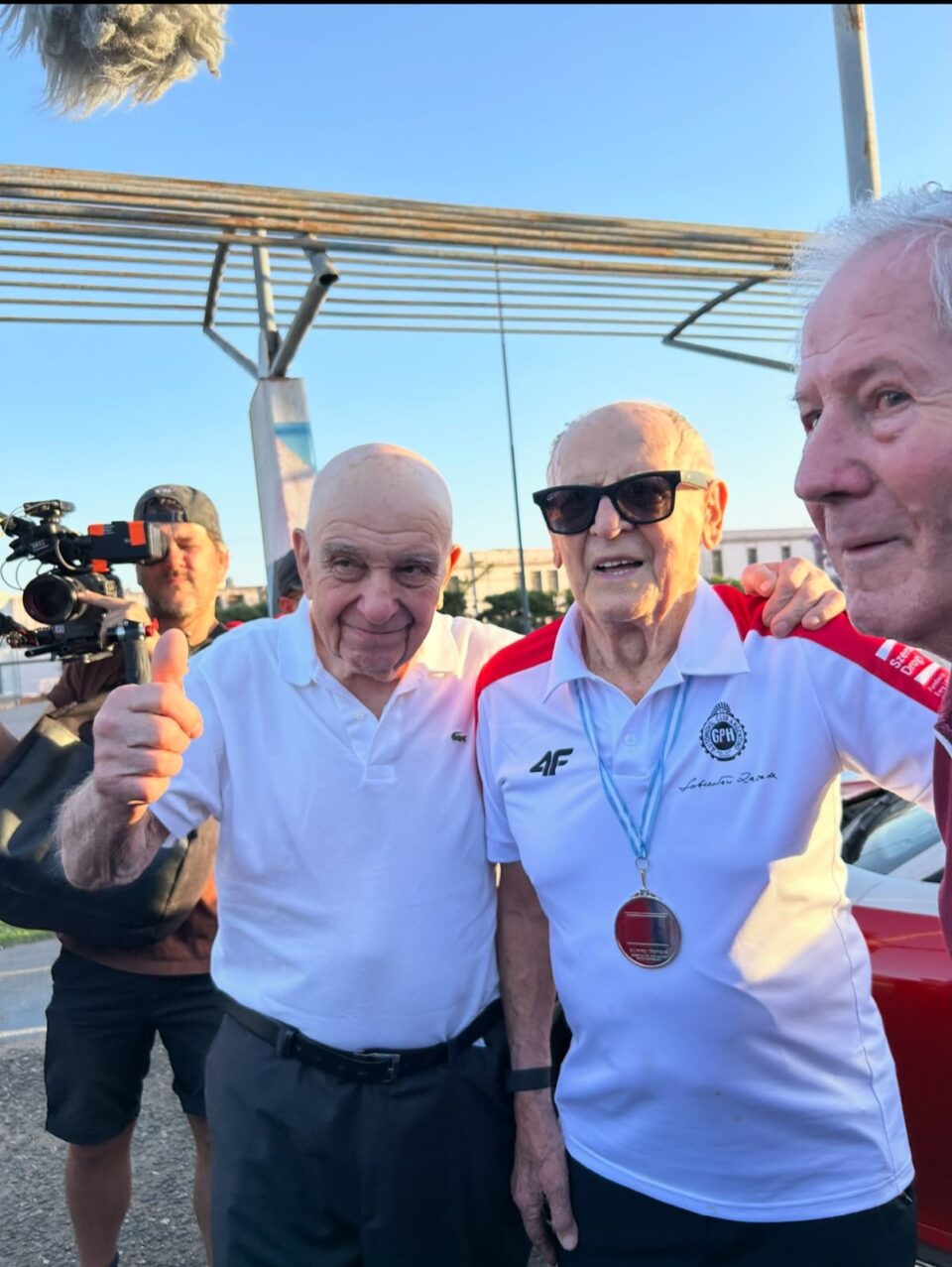 Danilo Bonamici, una leyenda local, fue homenajeado en el Gran Premio Argentino Histórico