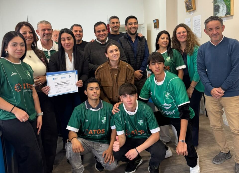 El Club Sporting recibió un reconocimiento en el Concejo Deliberante por sus 90 años