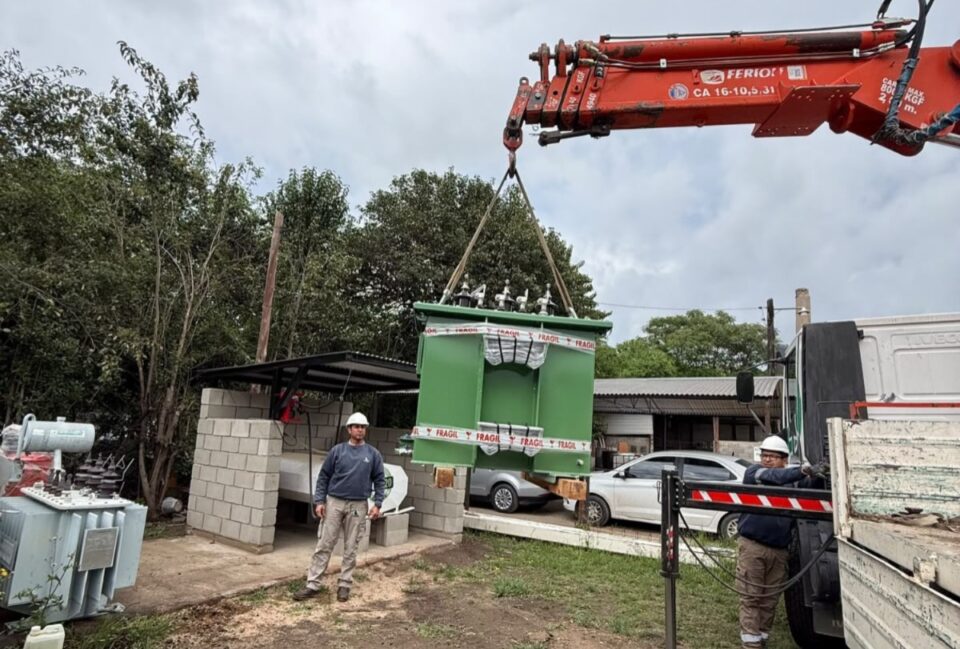 La Cooperativa de Anisacate suma equipamiento para fortalecer la red eléctrica