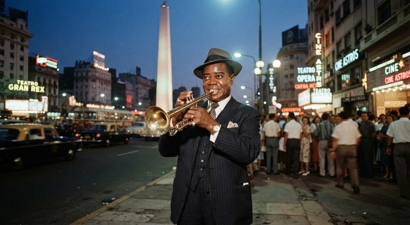 Las aventuras de Satchmo en Buenos Aires